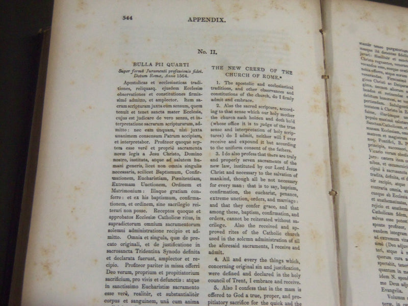 1842 AN EXPOSITION OF THIRTY NINE ARTICLES BY GILBERT BISHOP OF SARUM - KD 4343