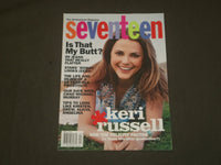 2002 APRIL SEVENTEEN MAGAZINE - KERI RUSSELL COVER - B 1693