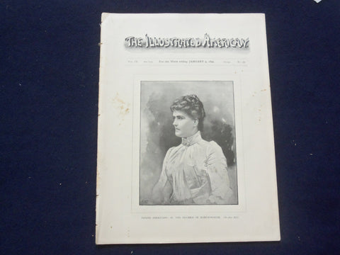 1892 JANUARY 9 THE ILLUSTRATED AMERICAN MAGAZINE - DUCHESS OF MARBOROUGH- J 9728