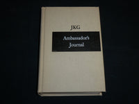 1959 AMBASSADOR'S JOURNAL HARDCOVER BOOK BY JOHN KENNETH GALBRAITH - KD 7148