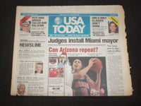 1998 MARCH 12 USA TODAY NEWSPAPER - JUDGES INSTALL MIAMI MAYOR CAROLLO - NP 7910