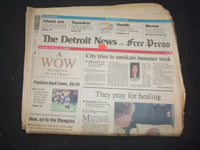 1994 JAN 9 DETROIT NEWS/FREE PRESS NEWSPAPER - THEY PRAY FOR HEALING - NP 7712