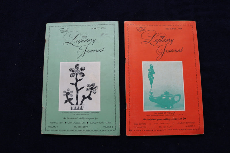 1948-1958 THE LAPIDARY JOURNAL - LOT OF 8 - O 3357