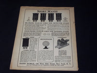 1933 MAY 6 RADIO WORLD MAGAZINE NICE ELECTRONICS COVERS & ADS - E 2821