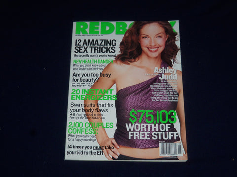 2001 MAY REDBOOK MAGAZINE - ASHLEY JUDD COVER - SP 6033