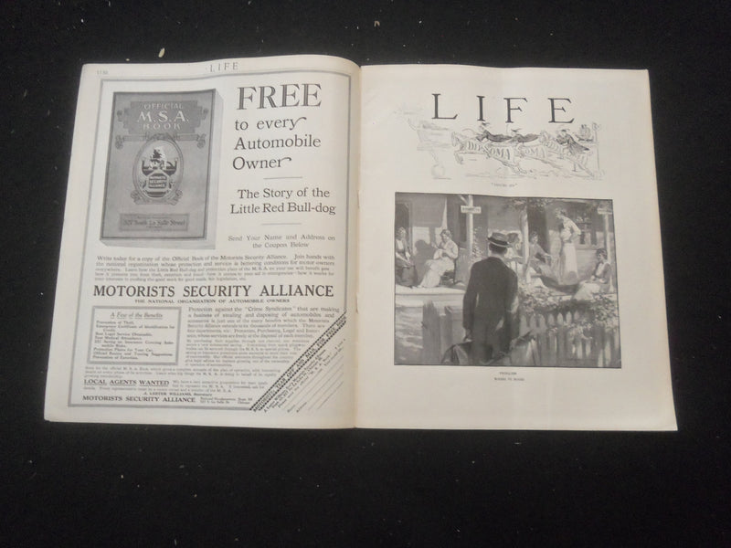 1915 JUNE 24 LIFE MAGAZINE - CHOOSING HER PROFESSION - L 761M