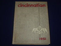 1951 CINCINNATION UNIVERSITY OF CINCINNATI YEARBOOK - OHIO - PHOTOS - YB 429