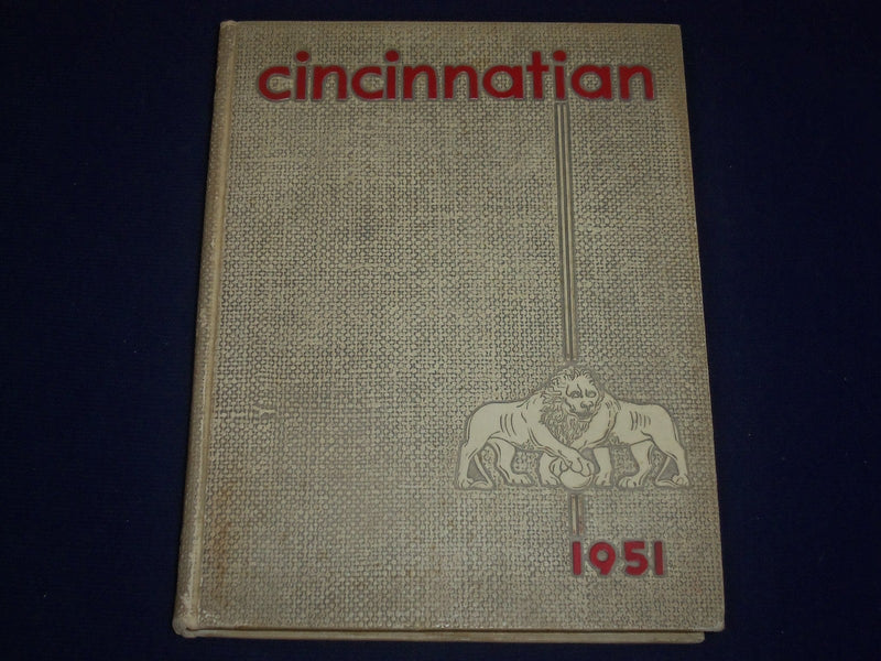 1951 CINCINNATION UNIVERSITY OF CINCINNATI YEARBOOK - OHIO - PHOTOS - YB 429
