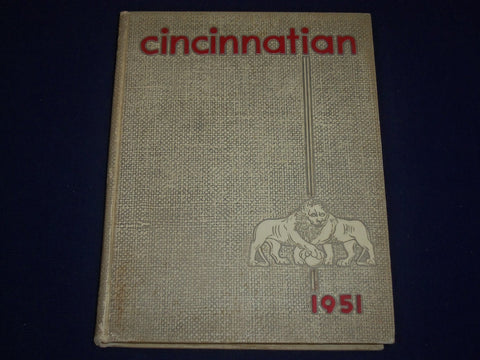 1951 CINCINNATION UNIVERSITY OF CINCINNATI YEARBOOK - OHIO - PHOTOS - YB 429