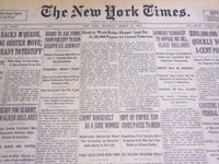 1932 MARCH 31 NEW YORK TIMES - HANDS IN WORLD BRIDGE OLYMPIC LEAK OUT - NT 4785