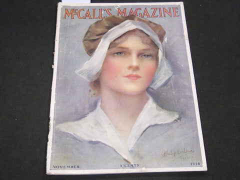 1916 NOVEMBER MCCALL'S MAGAZINE - FASHION ILLUSTRATIONS - ST 143