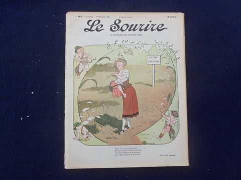 1908 SEP 12 LE SOURIRE MAGAZINE - ILLUSTRATED COMEDY - FRENCH TEXT - SP 4867N