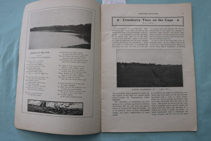 1916 OCTOBER CAPE CODE A MONTHLY MAGAZINE - K 3417