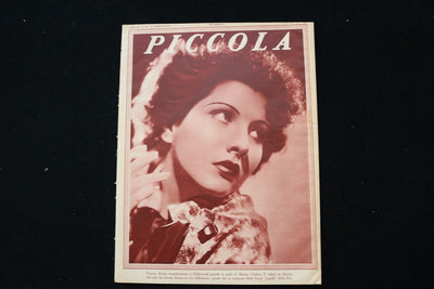 1934 JULY 17 PICCOLA - ITALIAN MAGAZINE - BLANCA VISCHER COVER - E 25310