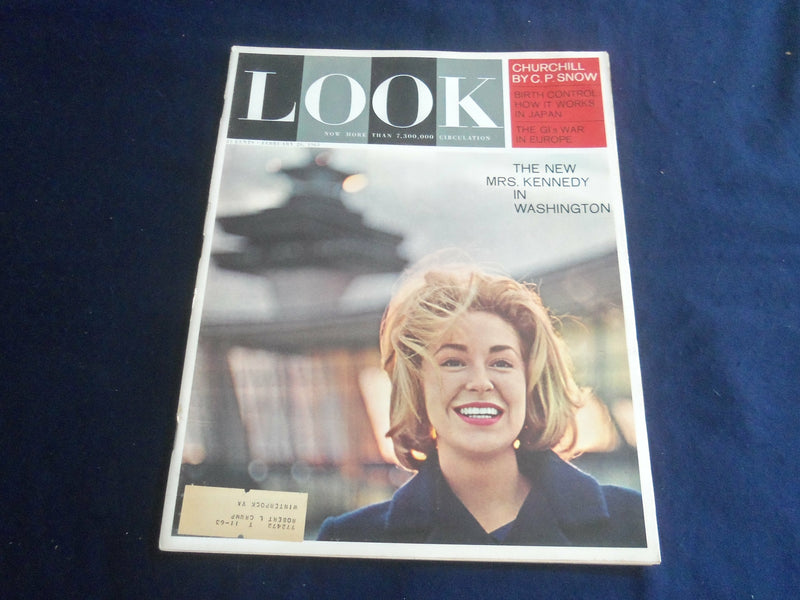 1963 FEBRUARY 26 LOOK MAGAZINE - JOAN KENNEDY IN WASHINGTON - LK 75