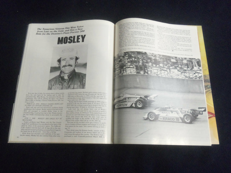 1982 AUGUST 15 DOMINO'S PIZZA POCONO 500 RACING PROGRAM - SP 3898I
