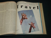 1940 NOV-1941 OCT TRAVEL MAGAZINE BOUND VOLUME - GREAT COVERS - KD 5990