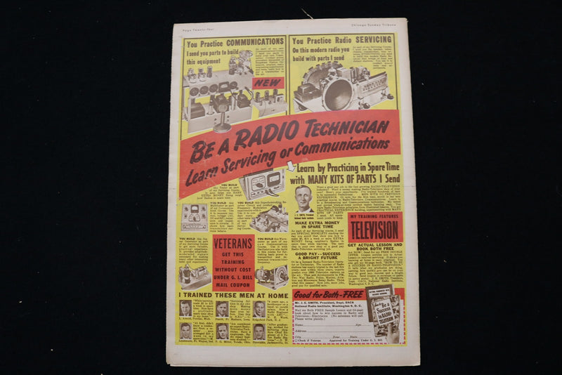 1950 JAN 22 CHICAGO SUNDAY TRIBUNE MAGAZINE-GEN. DOUGLAS MACARTHUR COVER-E 26199