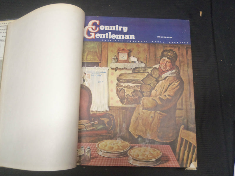 1945 JANUARY-DECEMBER COUNTRY GENTLEMAN BOUND MAGAZINE VOLUME - R 729O