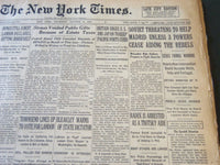 1936 OCTOBER 8 NEW YORK TIMES - SOVIET THREATENS TO HELP MADRID - NT 6692