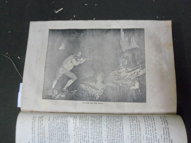 1838 THE FAMILY MAGAZINE OR MONTHLY ABSTRACT OF GENERAL KNOWLEDGE BOOK -KD 1870Q