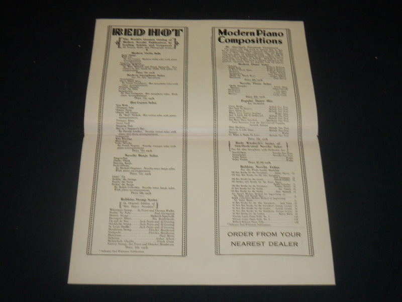 1929 MY KINDA LOVE MUSIC FOLIO - JO' TRENT - LOUIS ALTER - J 5661