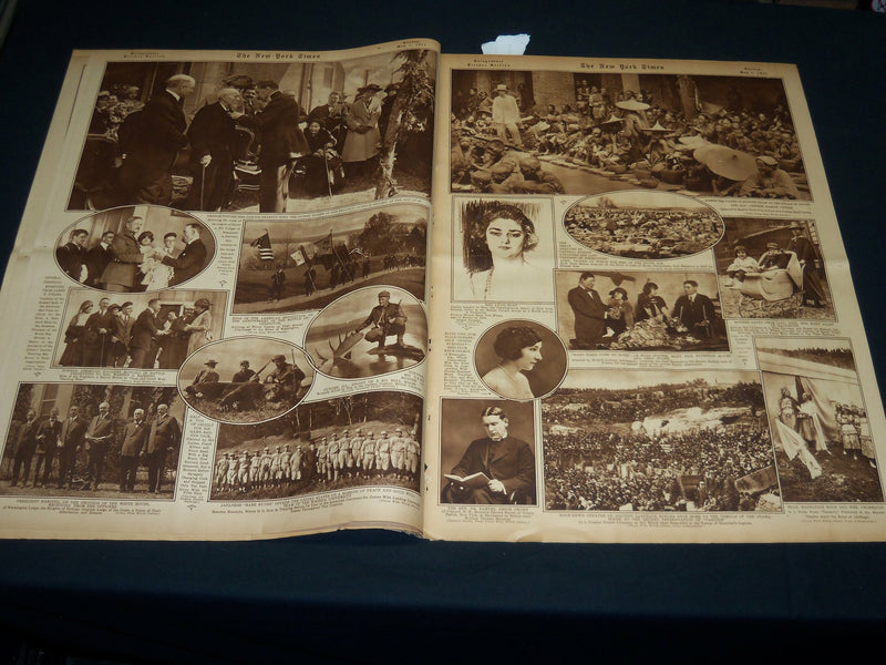 1921 MAY 1 NEW YORK TIMES PICTURE SECTION - ENRICO CARUSO - DEMPSEY - NT 8938
