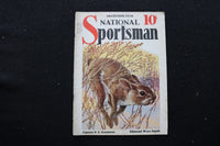 1934 DEC NATIONAL SPORTSMAN MAGAZINE - AN ILLUSTRATED RABBIT COVER - SP 4187L