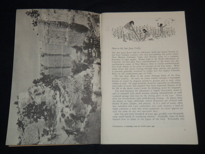 1962 AZTEC RUINS NATIONAL MONUMENT BOOK BY JOHN M. CORBETT - J 8601