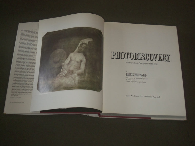 1980 PHOTODISCOVERY HARDCOVER BOOK BY BRUCE BERNARD - I 1526