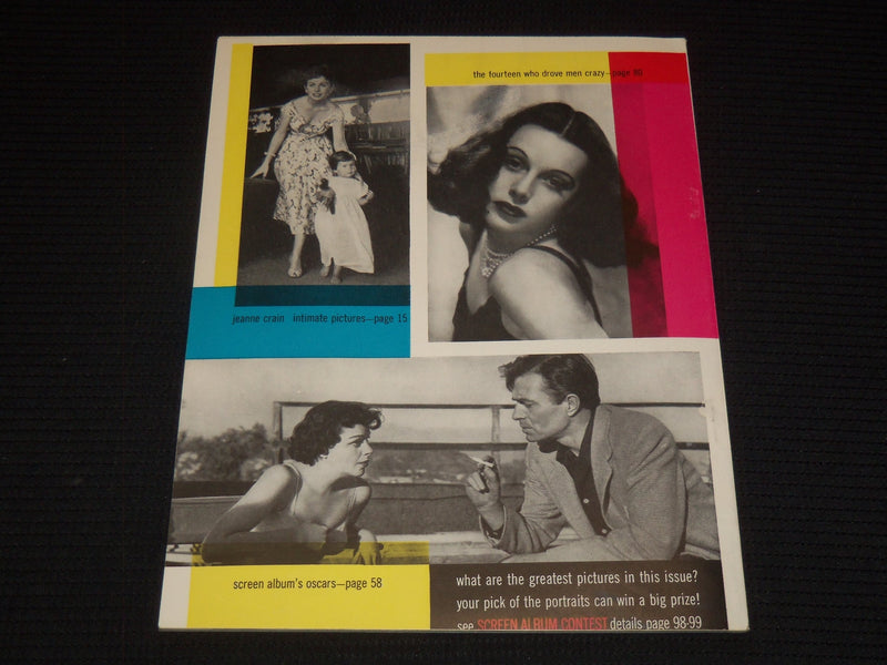 1954-1955 NOVEMBER-JANUARY SCREEN ALBUM MAGAZINE - DORIS DAY COVER - E 14676