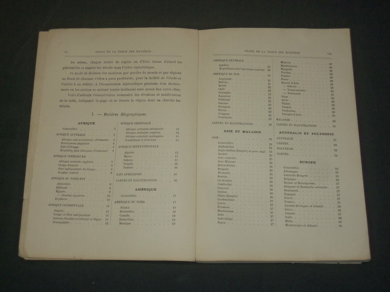 1902 TABLE DES MATIERES FRENCH BOOK - SOCIETE ROYALE BELGE - J 5913