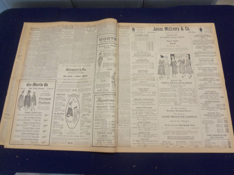 1918 APRIL 21 NEW YORK TIMES - GERMAN ATTACK REPULSED BY AMERICANS - NT 8221
