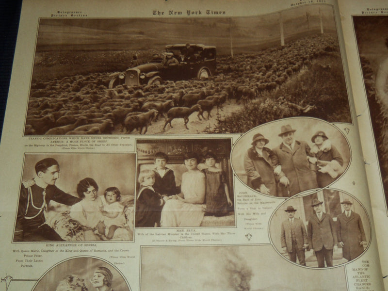 1925 OCTOBER 18 NEW YORK TIMES PICTURE SECTION - GUTZON BORGLUM - NT 9501