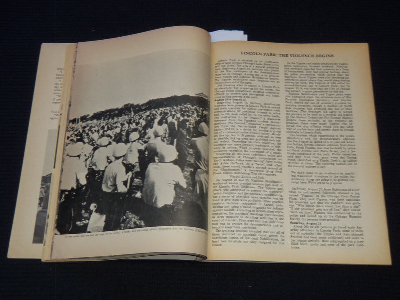 1968 ANATOMY OF A POLICE RIOT - CHICAGO - FIRST PRINTING - J 7452