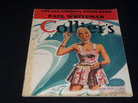 1938 SEPTEMBER 10 COLLIER'S MAGAZINE - BEAUTIFUL ILLUSTRATED COVER - E 5017