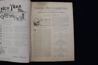 1892 JANUARY GOOD HOUSEKEEPING MAGAZINE - ILLUSTRATED COVER & STORIES - E 11730