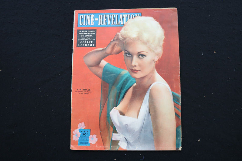 1957 AUGUST 1 CINE-REVELATION MAGAZINE - KIM NOVAK COVER - E 25110