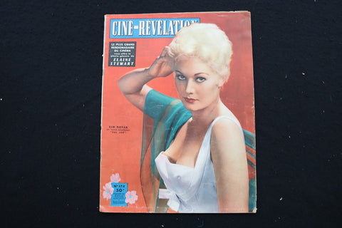 1957 AUGUST 1 CINE-REVELATION MAGAZINE - KIM NOVAK COVER - E 25110