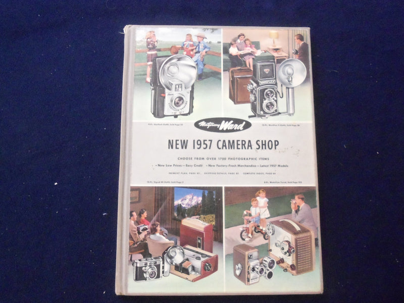 1957 MONTGOMERY WARD CAMERA SHOP CATALOG - HARDCOVER - R 96V