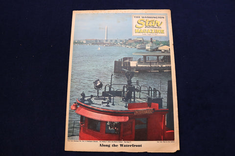 1952 AUG 10 WASHINGTON STAR PICTORIAL MAGAZINE - ALONG THE WATERFRONT - E 23326