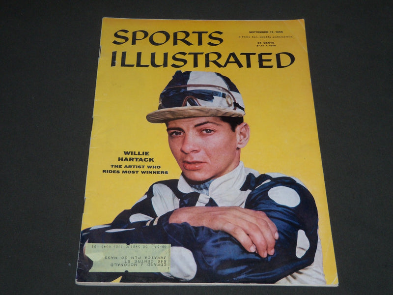 1956 SEPTEMBER 17 SPORTS ILLUSTRATED MAGAZINE - WILLIE HARTACK COVER - ST 4800