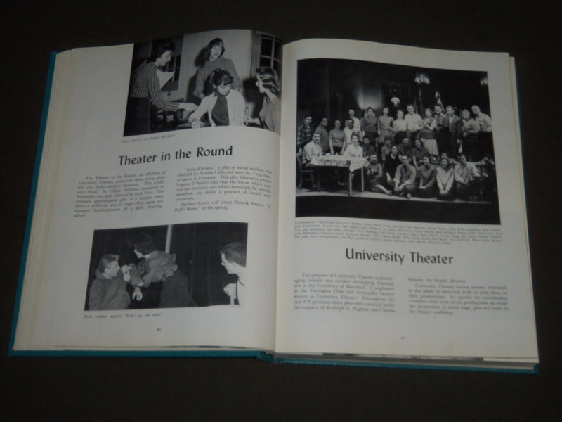 1960 TERRAPIN UNIVERSITY OF MARYLAND COLLEGE YEARBOOK - GREAT PHOTOS - YB 1160