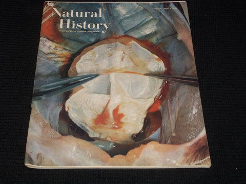 1960 MARCH NATURAL HISTORY MAGAZINE - OPSANUS TAU FRONT COVER - E 5450
