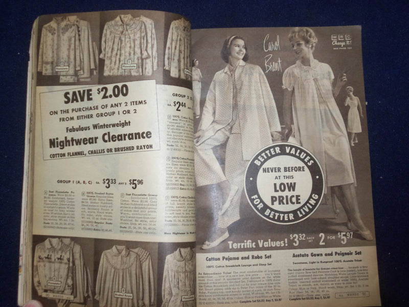 1960 WINTER MONTGOMERY WARD SALE CATALOG - SOFTCOVER - CHICAGO, IL - J 9324