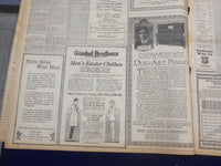 1918 MARCH 22 NEW YORK TIMES - GERMANS OPEN DRIVE AGAINST BRITISH - NT 8163