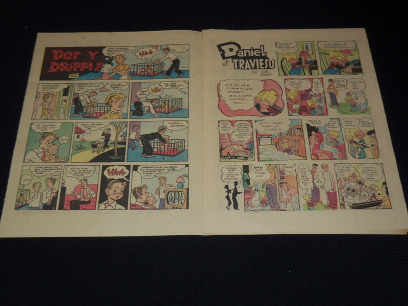 1955 DIARIO DE COSTA RICA SUNDAY COLOR COMCIS LOT OF 9 - SUPERMAN - NP 2152U