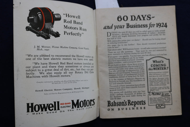 1923 DECEMBER MANAGEMENT MAGAZINE - K 789