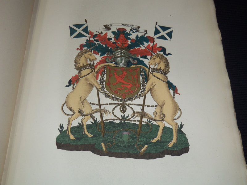 1878 SIR DAVID LYNDSAY HERALDIC MANUSCRIPT FACSIMILE VOLUME - DAVID LAING- Z 263