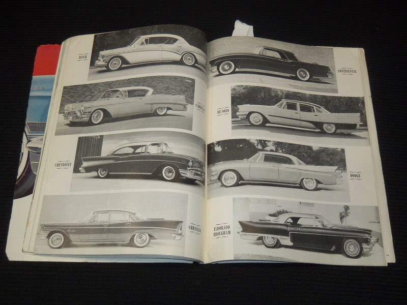 1956 NATIONAL AUTOMOBILE SHOW OFFICIAL PROGRAM - GREAT PHOTOS - K 1295A